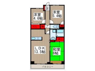 ル－レル大和田の物件間取画像